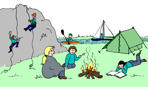 free girl scout camping clipart - photo #47